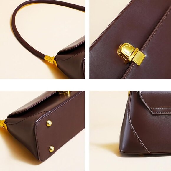 Trendy Brown Purses for Women's Vintage Shoulder & Classic Tote Bags - Picture 8 of 8